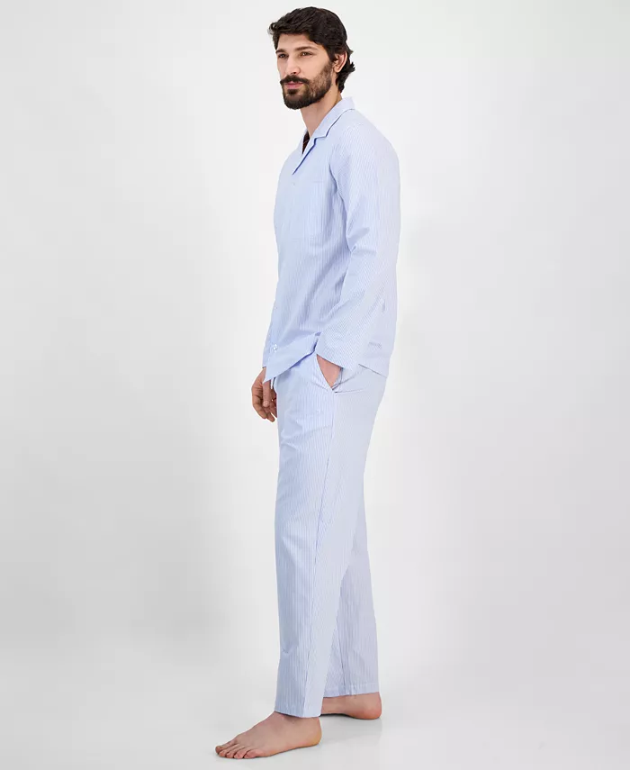 Alfani Club Room Men's Stripe Pajama Set Exclusively At Macy's Men's Fashion & Accessories