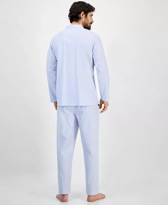 Alfani Club Room Men's Stripe Pajama Set Exclusively At Macy's Men's Fashion & Accessories