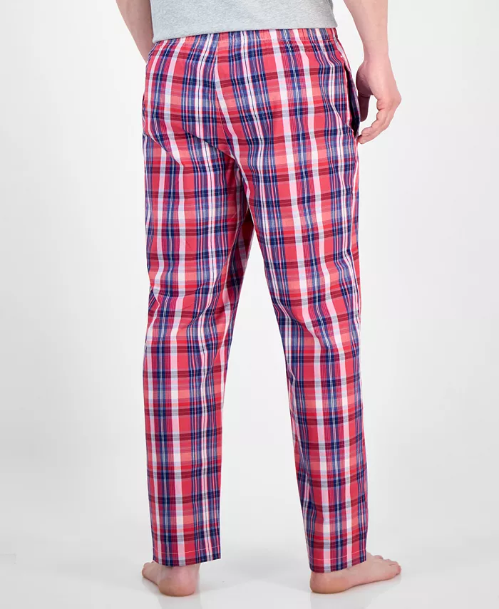 Alfani Club Room Men's Woven Plaid Pants Exclusively At Macy's Men's Fashion & Accessories