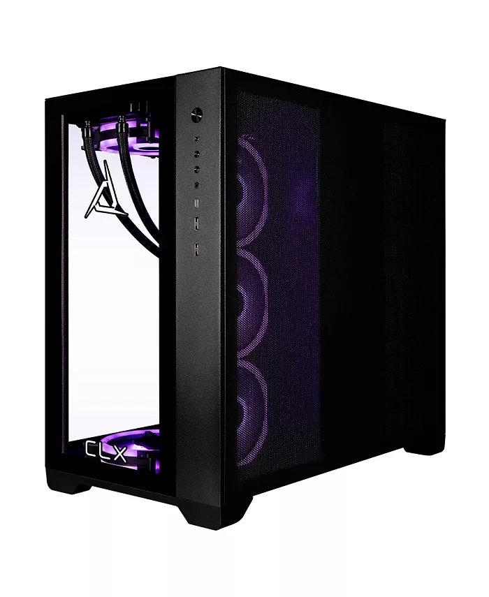 Alfani CLX SET Gaming Desktop - Liquid Cooled Intel Core I9 13900KF 3GHz 24-Core Processor 64GB DDR5 Memory GeForce RTX 4070 12GB GDDR6X Graphics 2TB SSD 6TB HDD Wi-Fi Windows 11 Home 64-bit Electronics