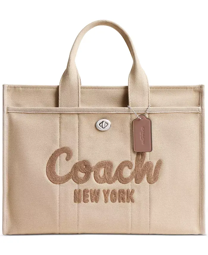Alfani COACH Cargo Canvas Tote Bag 42 Women's Fashion Shoes & Accessories