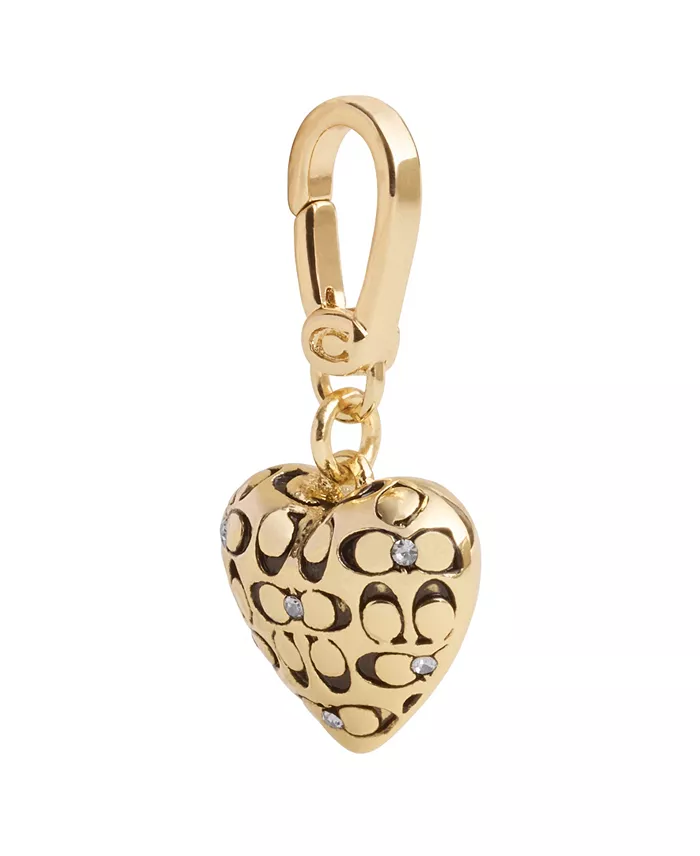 Alfani COACH Faux Stone Collectible Signature Quilted Heart Charms Jewelry & Watches