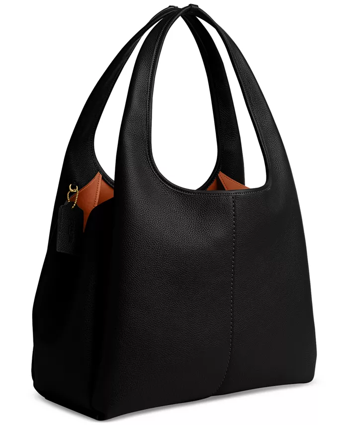 Alfani COACH Lana Polished Pebble Leather Medium Shoulder Bag Handbags Purses & Accessories