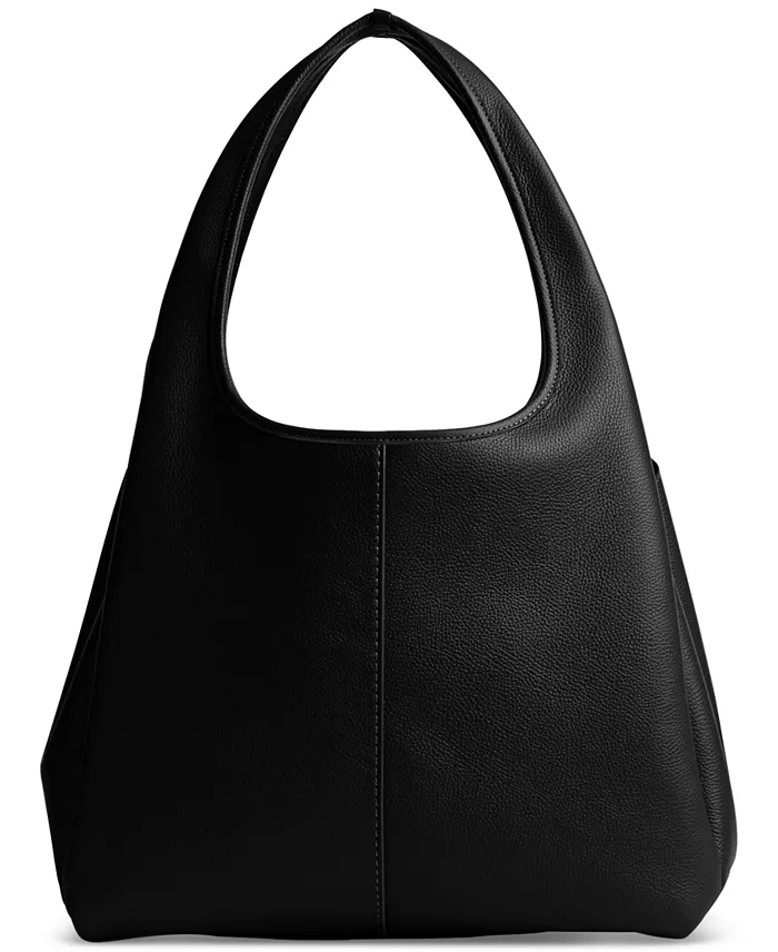 Alfani COACH Lana Polished Pebble Leather Medium Shoulder Bag Handbags Purses & Accessories