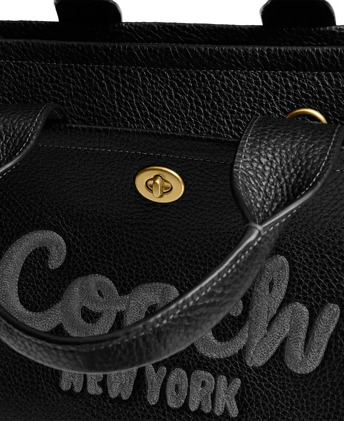 Alfani COACH Medium Bubble Leather Cargo Tote Bag Handbags Purses & Accessories