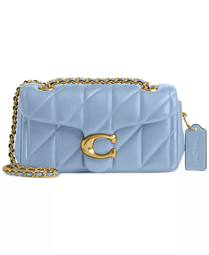 Alfani COACH Quilted Leather Tabby Shoulder Bag 20 With Chain Handbags Purses & Accessories