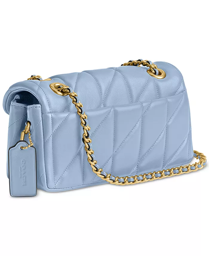 Alfani COACH Quilted Leather Tabby Shoulder Bag 20 With Chain Handbags Purses & Accessories