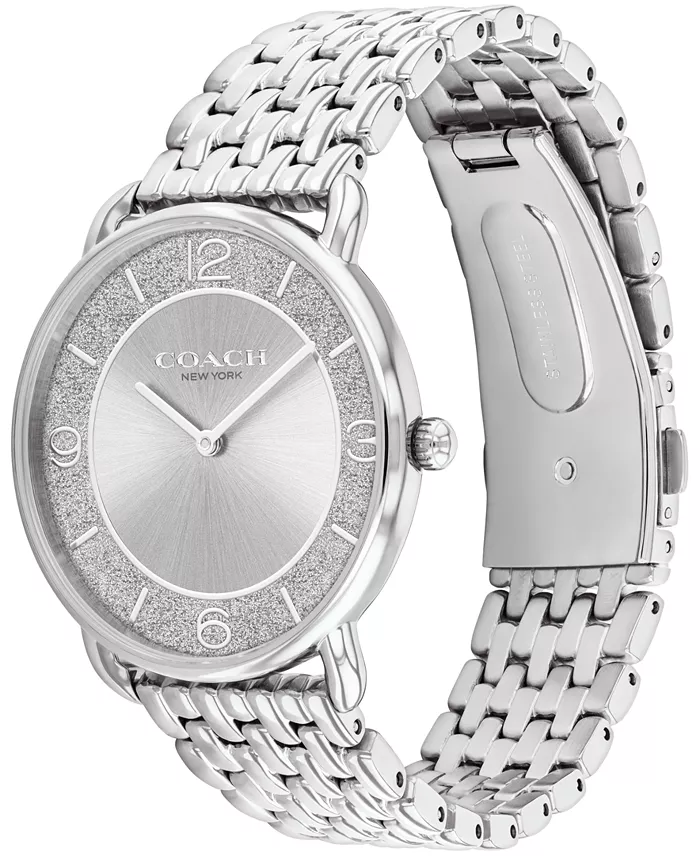 Alfani COACH Women's Silver Elliot Stainless Steel Watch 36mm Jewelry & Watches