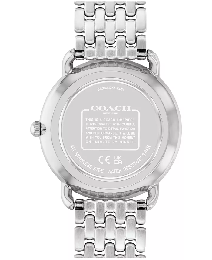 Alfani COACH Women's Silver Elliot Stainless Steel Watch 36mm Jewelry & Watches