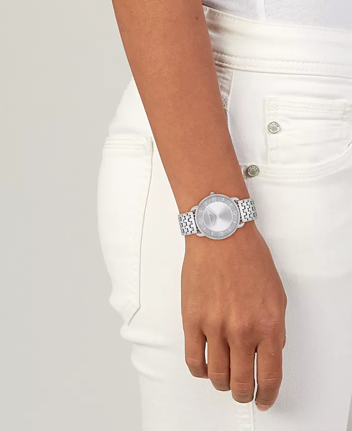 Alfani COACH Women's Silver Elliot Stainless Steel Watch 36mm Jewelry & Watches