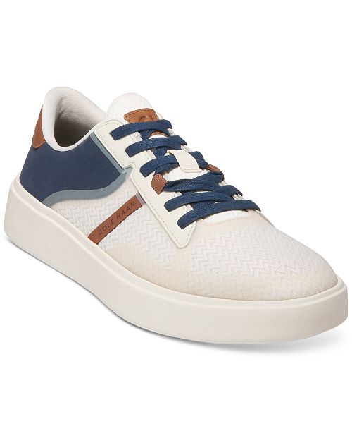 alfani Cole Haan Men's Grand Crosscourt Winner Mixed-Media Lace-Up Sneakers Men's Shoes