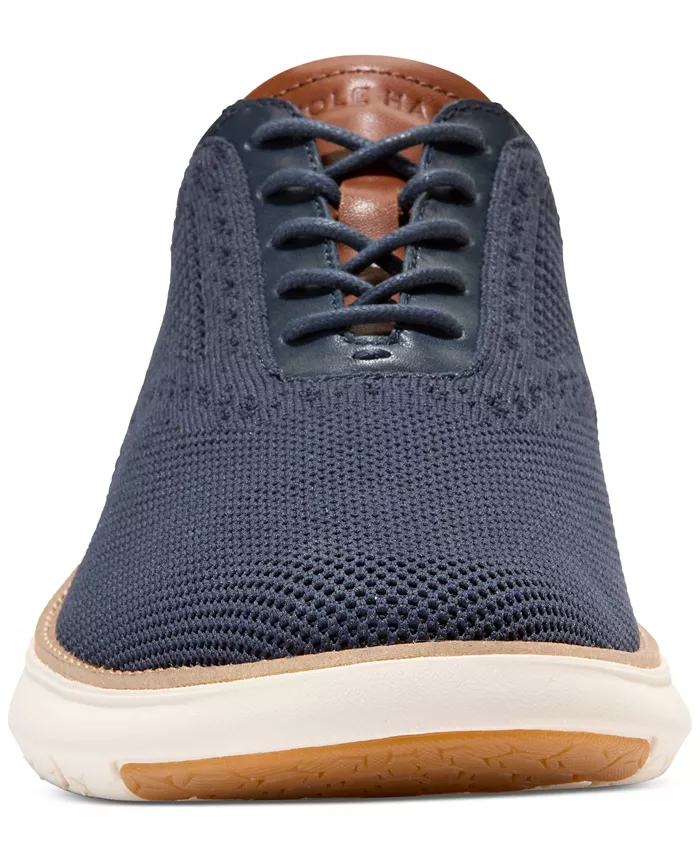 Alfani Cole Haan Men's Grand Remix Lace-Up Knit Oxford Shoes Men's Shoes