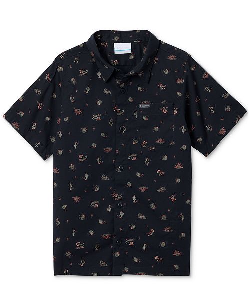 alfani Columbia Big Boys Rapid Rivers™ Printed Short-Sleeve Shirt Kids