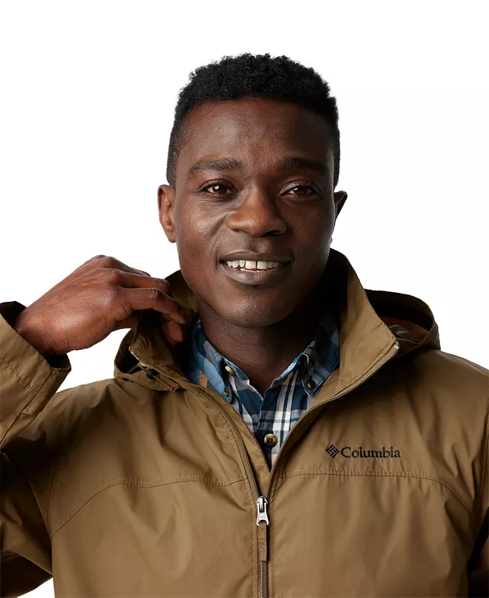 Alfani Columbia Men's Glennaker Lake Rain Jacket With A Classic Rapid River Short Sleeve Shirt Men's Fashion & Accessories