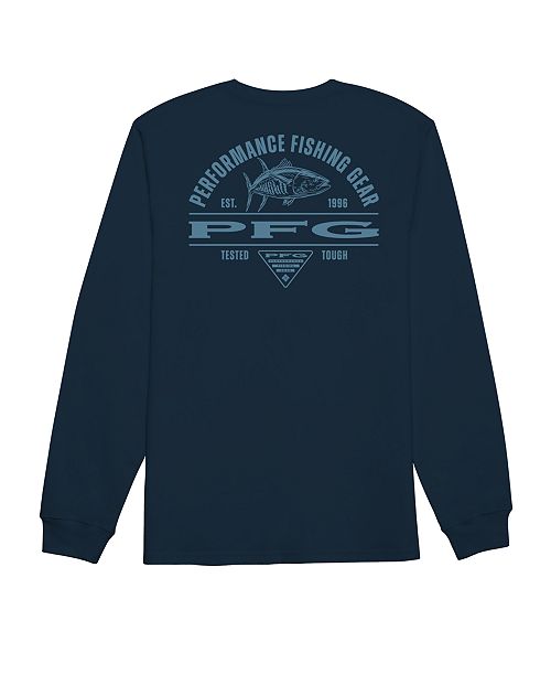 alfani Columbia Men's Kit Long Sleeve Graphic Tee Men's Fashion & Accessories