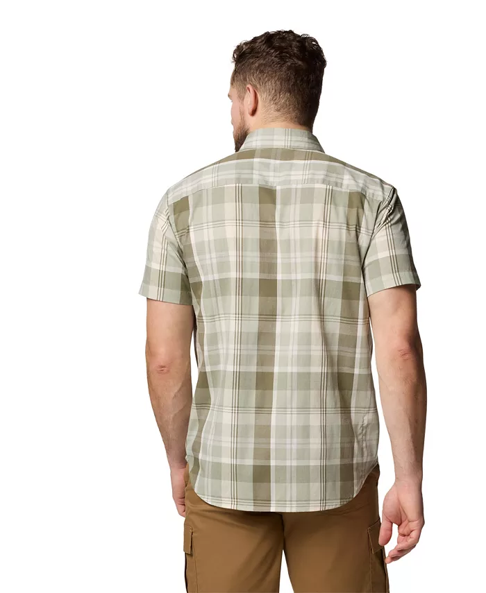 Alfani Columbia Men's Rapid Rivers Short Sleeve Plaid Shirt Men's Fashion & Accessories