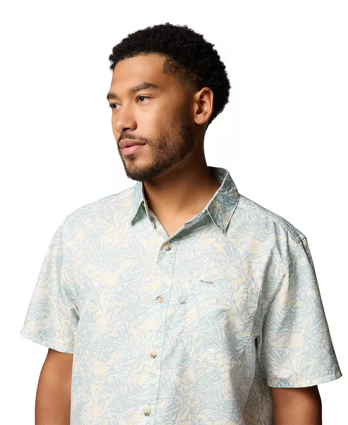 Alfani Columbia Men's Super Slack Tide Camp Shirt Men's Fashion & Accessories