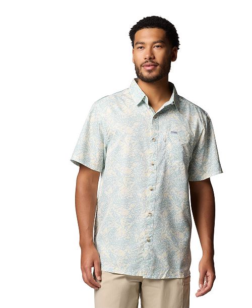 alfani Columbia Men's Super Slack Tide Camp Shirt Men's Fashion & Accessories