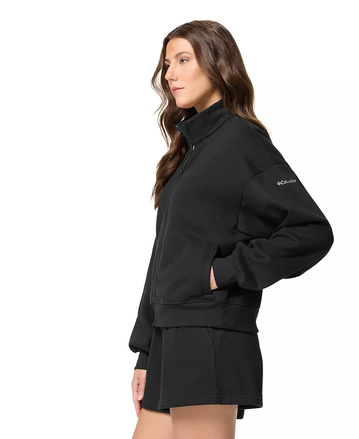 Alfani Columbia Women's Aldermore Full Zip Fleece Top Women's Fashion Shoes & Accessories