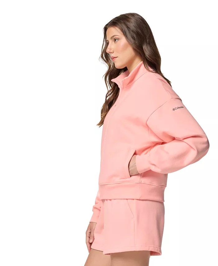 Alfani Columbia Women's Aldermore Full Zip Fleece Top Women's Fashion Shoes & Accessories