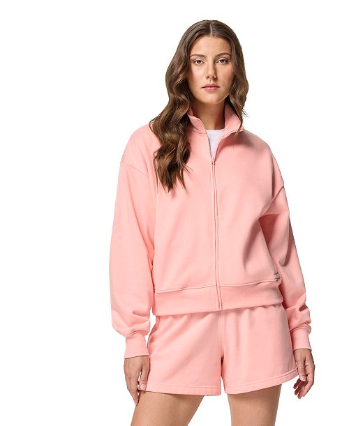 alfani Columbia Women's Aldermore Full Zip Fleece Top Women's Fashion Shoes & Accessories