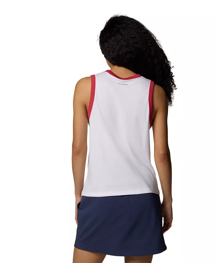 Alfani Columbia Women's Rolling Bend Graphic Ringer Tank Top Women's Fashion Shoes & Accessories