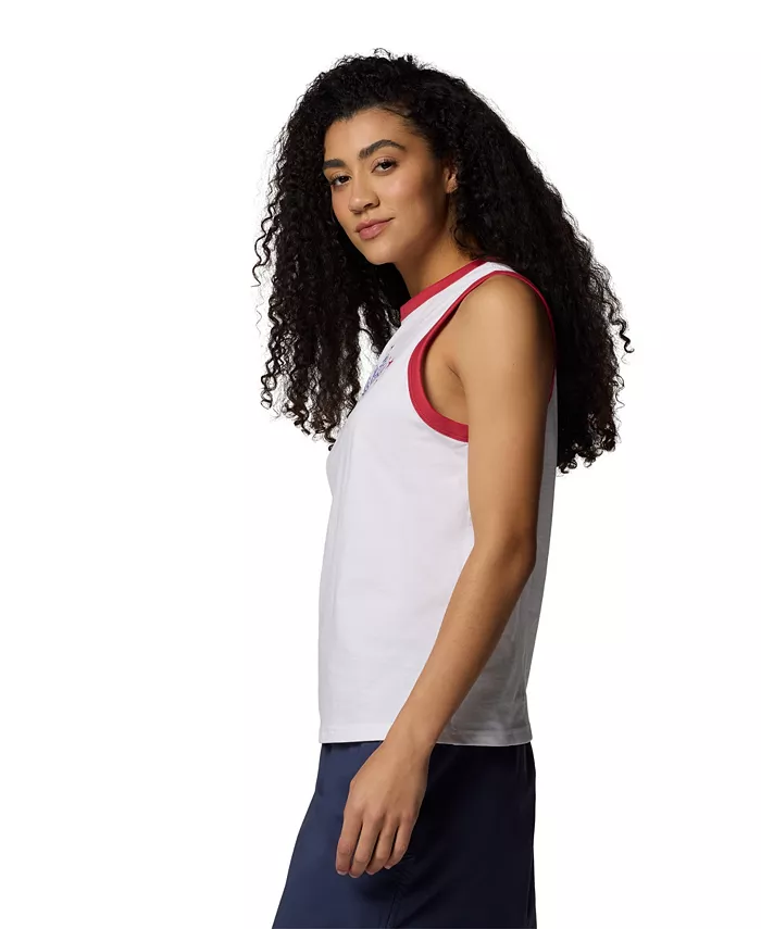 Alfani Columbia Women's Rolling Bend Graphic Ringer Tank Top Women's Fashion Shoes & Accessories