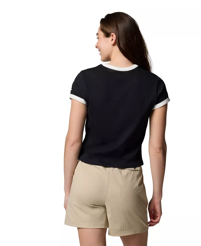 Alfani Columbia Women's Rolling Bend Graphic Ringer Top Women's Fashion Shoes & Accessories