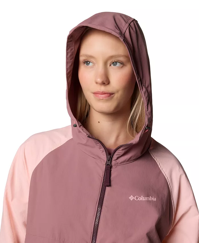 Alfani Columbia Women's Spire Valley Windbreaker Jacket Women's Fashion Shoes & Accessories