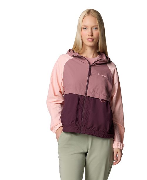 alfani Columbia Women's Spire Valley Windbreaker Jacket Women's Fashion Shoes & Accessories