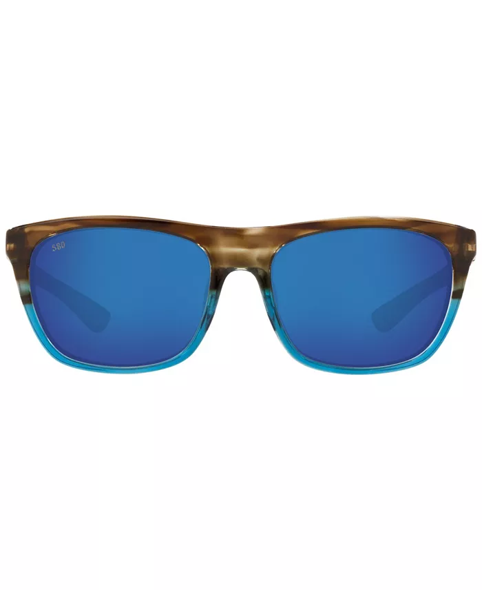 Alfani Costa Del Mar Women's Cheeca Polarized Sunglasses Mirror Polar 6S9005 Women's Fashion Shoes & Accessories