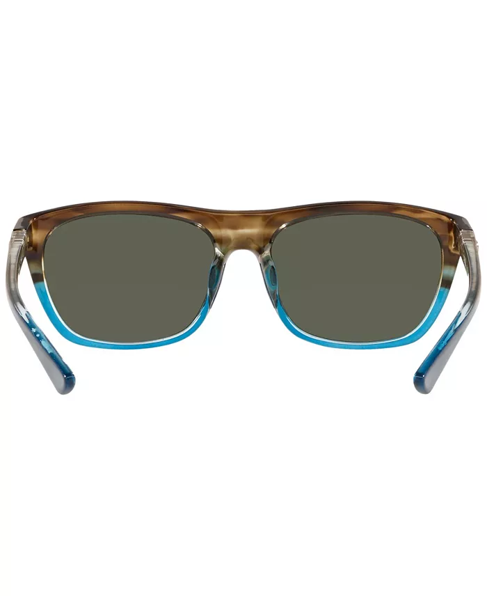 Alfani Costa Del Mar Women's Cheeca Polarized Sunglasses Mirror Polar 6S9005 Women's Fashion Shoes & Accessories