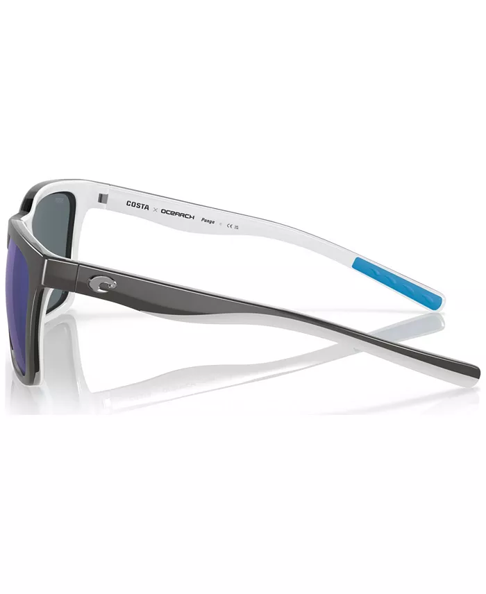 Alfani Costa Del Mar Women's Ocearch Panga Polarized Sunglasses Mirror Polar 6S9037 Women's Fashion Shoes & Accessories