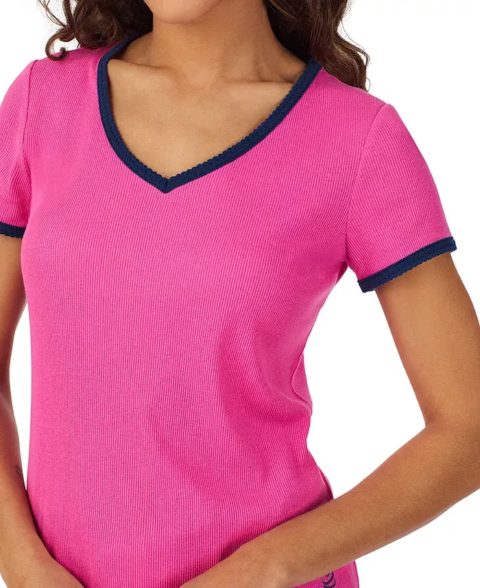 Alfani Cuddl Duds Women's Printed Cropped Pajama Set Women's Fashion Shoes & Accessories