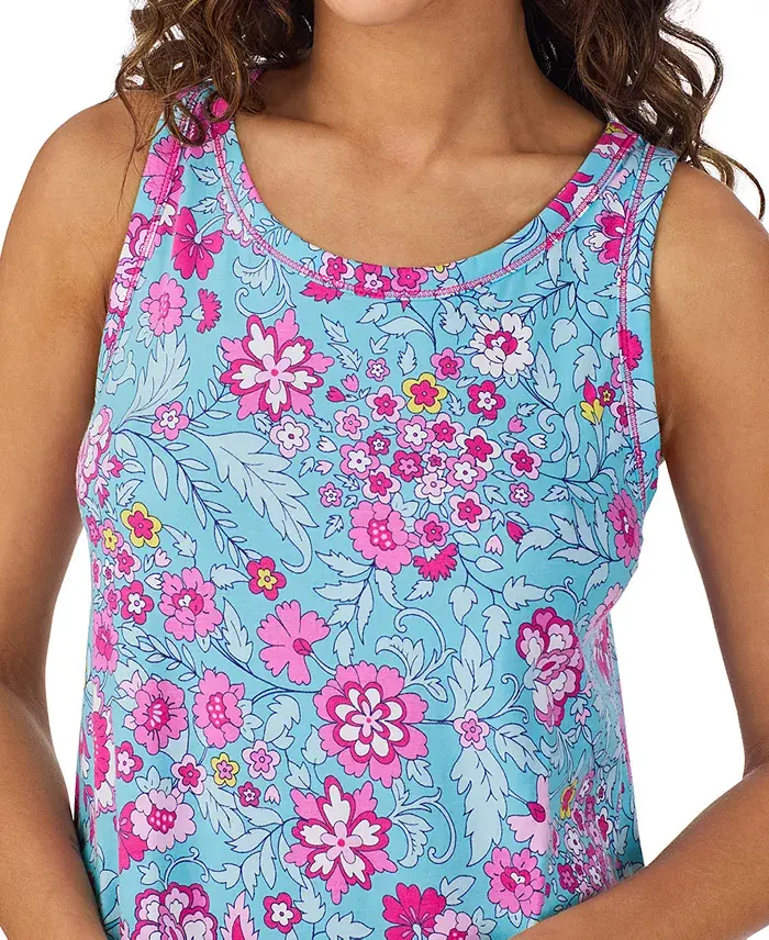 Alfani Cuddl Duds Women's Sleeveless Ruffled-Hem Chemise Women's Fashion Shoes & Accessories