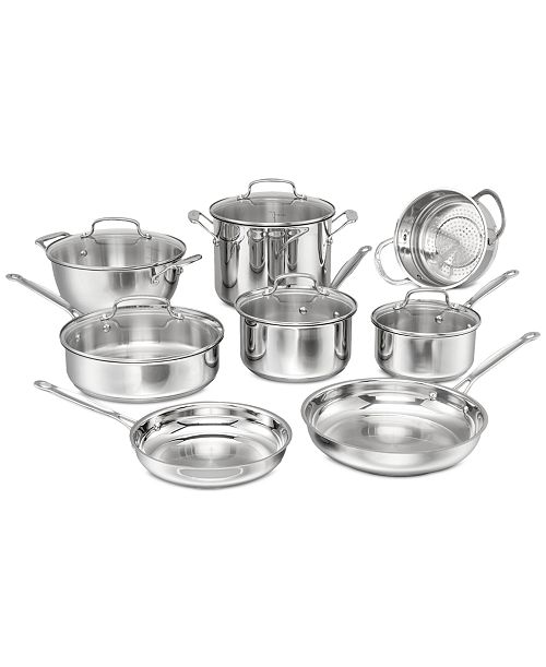 alfani Cuisinart 13-Pc. Chef's Classic™ Stainless Steel Set Exclusively at Macy's Kitchen & Dining