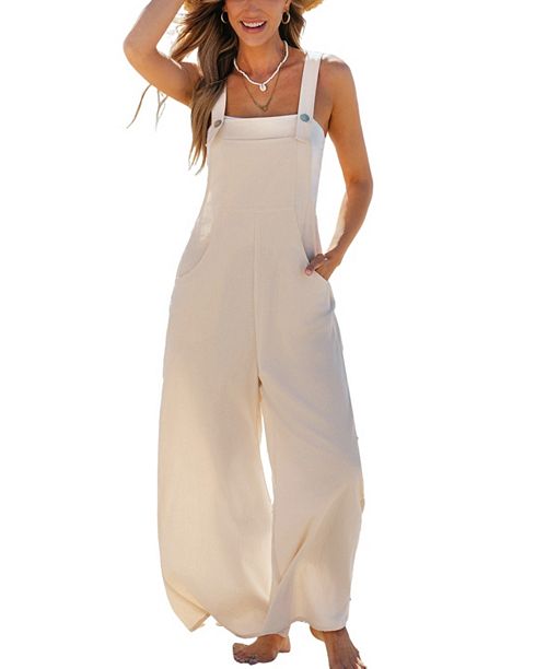 alfani Cupshe Women's Daisy Chain Wide Leg Jumpsuit Women's Fashion Shoes & Accessories