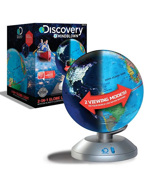 alfani Discovery #MINDBLOWN 2 in 1 Globe Light Day and Night Illumination All Toys