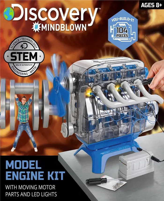 Alfani Discovery #MINDBLOWN Model Engine Kit With Moving Parts And Lights All Toys