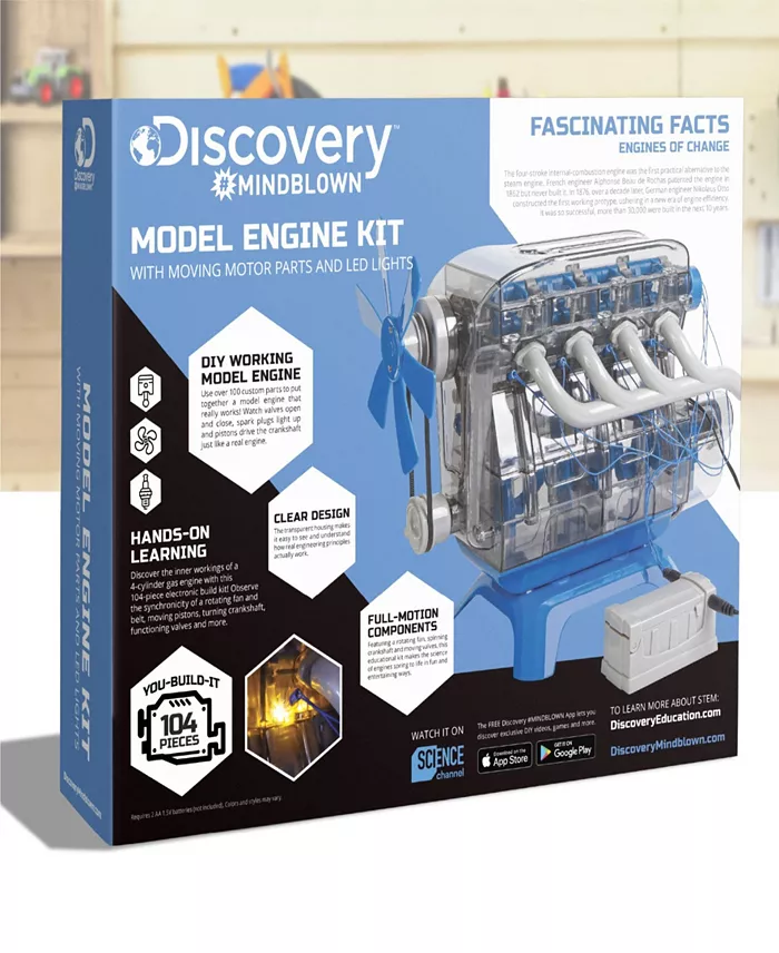 Alfani Discovery #MINDBLOWN Model Engine Kit With Moving Parts And Lights All Toys