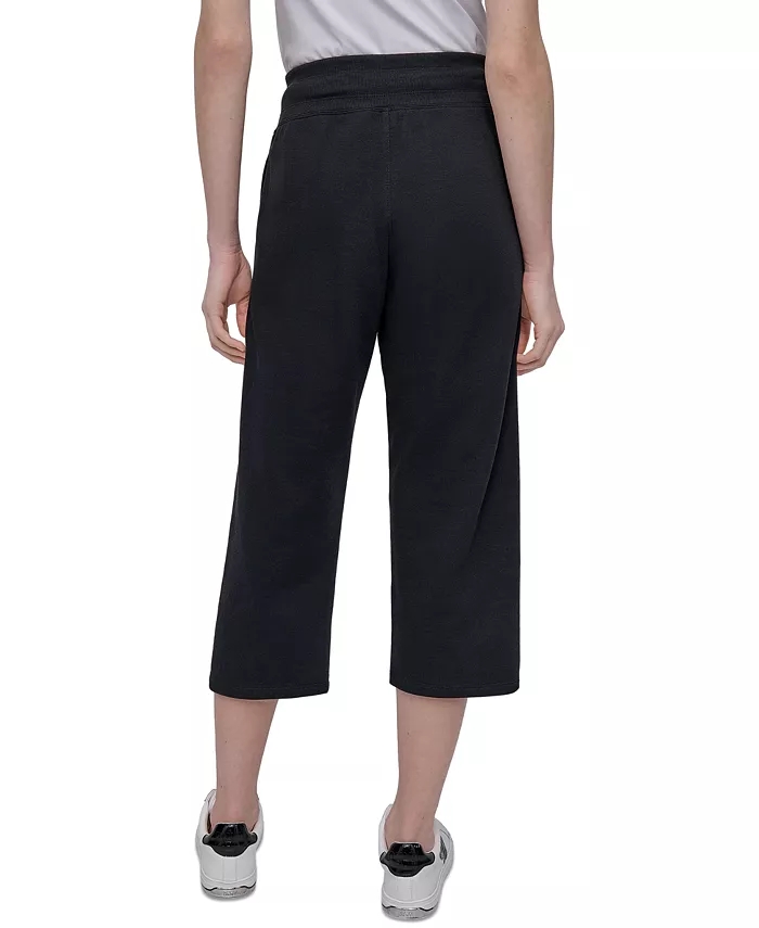 Alfani DKNY Sport Women's Studded-Logo Cropped Pants Women's Fashion Shoes & Accessories