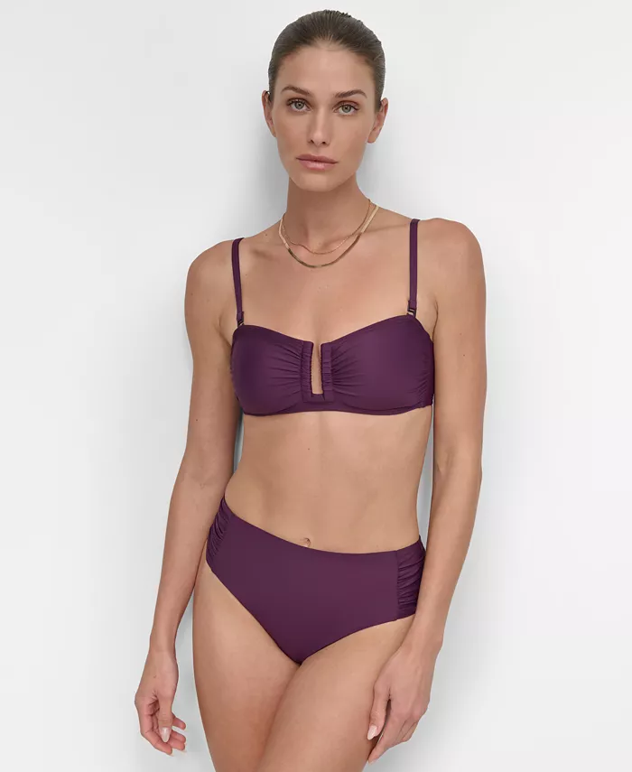 Alfani DKNY Women's Bandeau Bikini Top & Bottoms Women's Fashion Shoes & Accessories