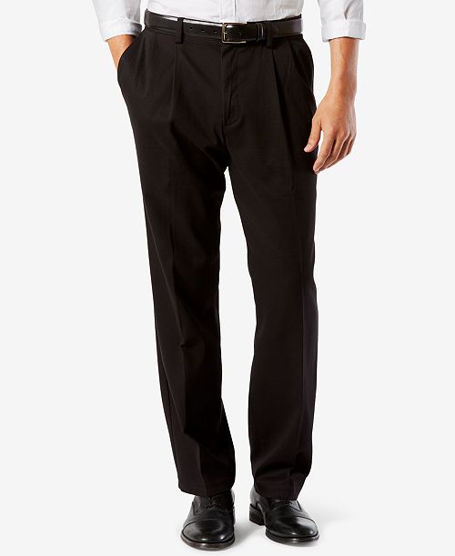 alfani Dockers Men's Big & Tall Easy Classic Fit Khaki Stretch Pants Men's Fashion & Accessories
