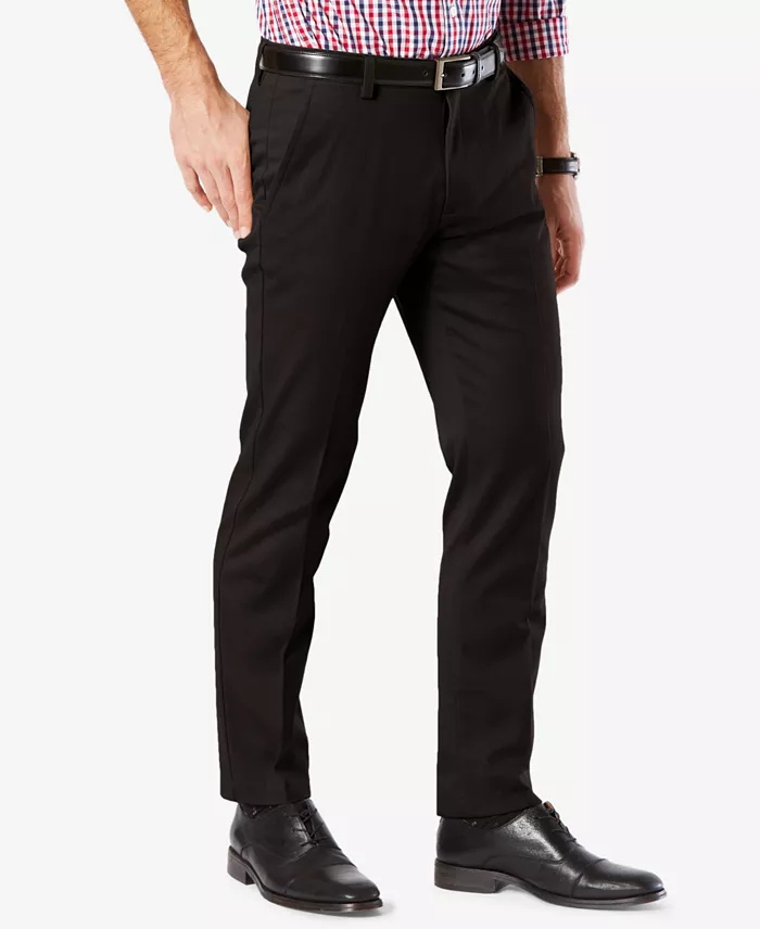 Alfani Dockers Men's Easy Slim Fit Khaki Stretch Pants Men's Fashion & Accessories