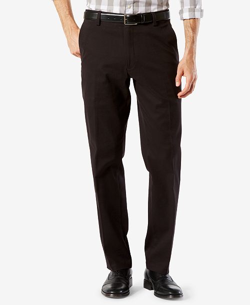 alfani Dockers Men's Easy Straight Fit Khaki Stretch Pants Men's Fashion & Accessories