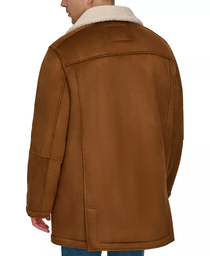 Dockers Men's Faux-Shearling Coat Men's Fashion & Accessories