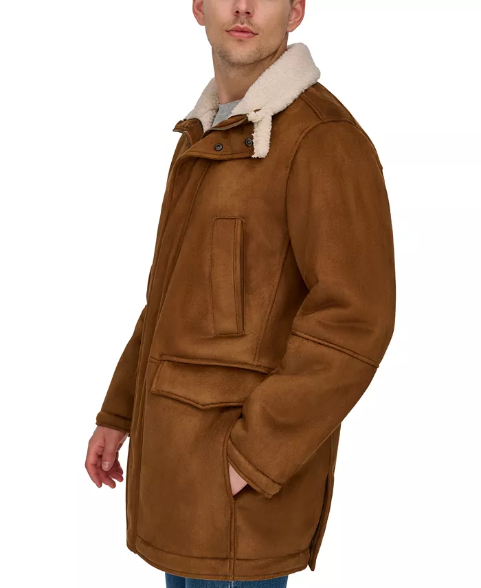 Dockers Men's Faux-Shearling Coat Men's Fashion & Accessories