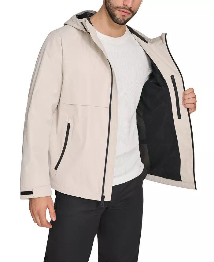 Alfani Dockers Men's Hooded Rain Jacket Men's Fashion & Accessories