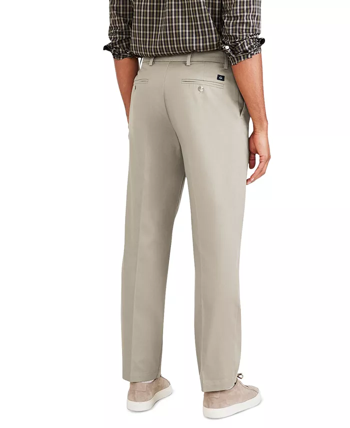 Alfani Dockers Men's Signature Classic Fit Pleated Iron Free Pants With Stain Defender Men's Fashion & Accessories