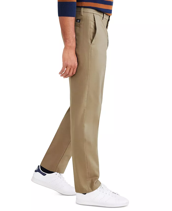 Alfani Dockers Men's Signature Straight Fit Iron Free Khaki Pants With Stain Defender Men's Fashion & Accessories